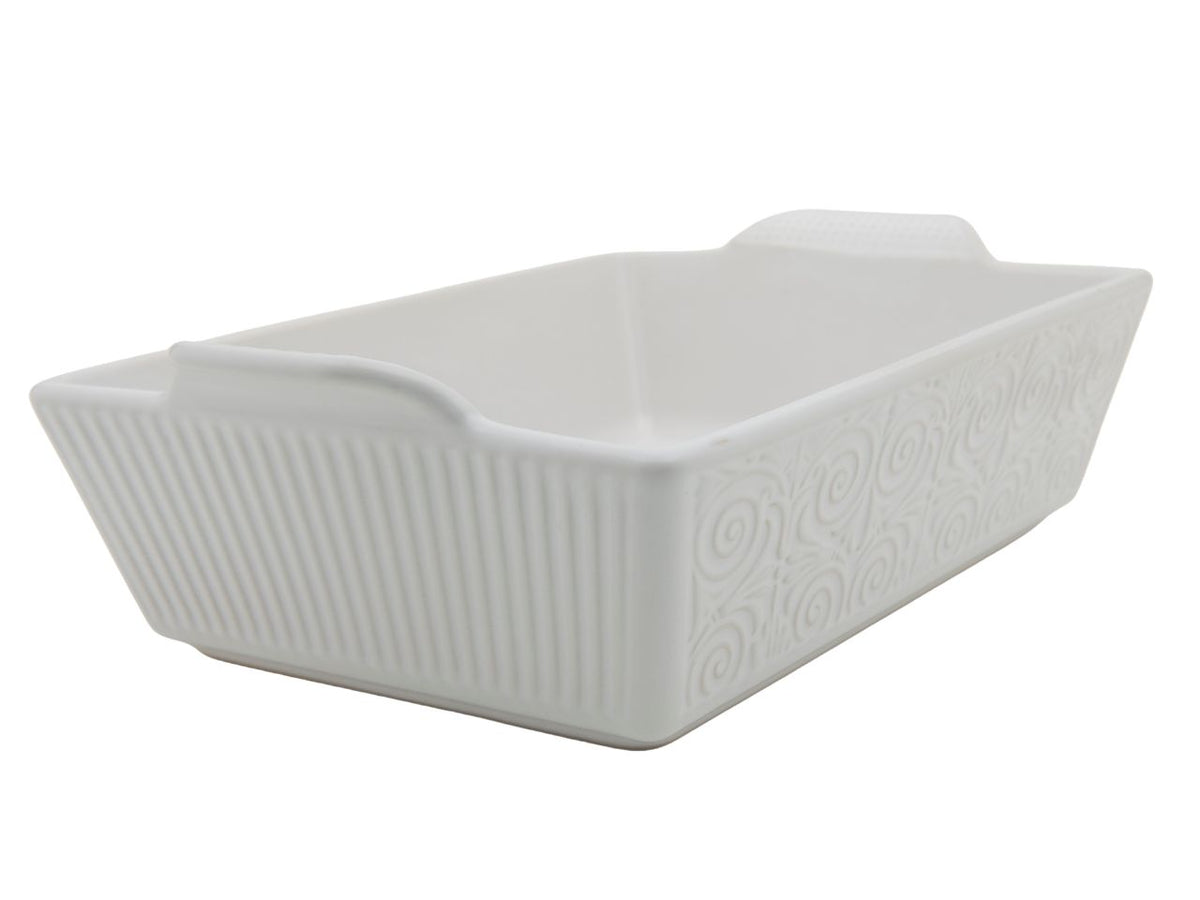 Miba pirofila rettangolare 31x20cm bianca