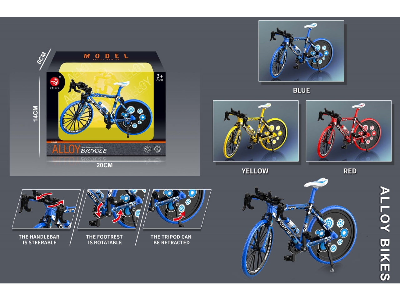 Bicicletta stradale metal 1.10