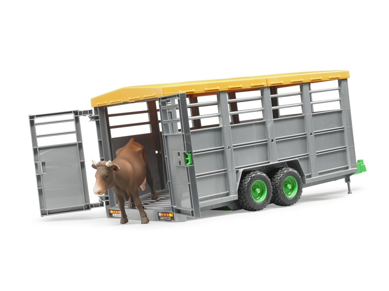 Rimorchio trasporto animali con 1 mucca