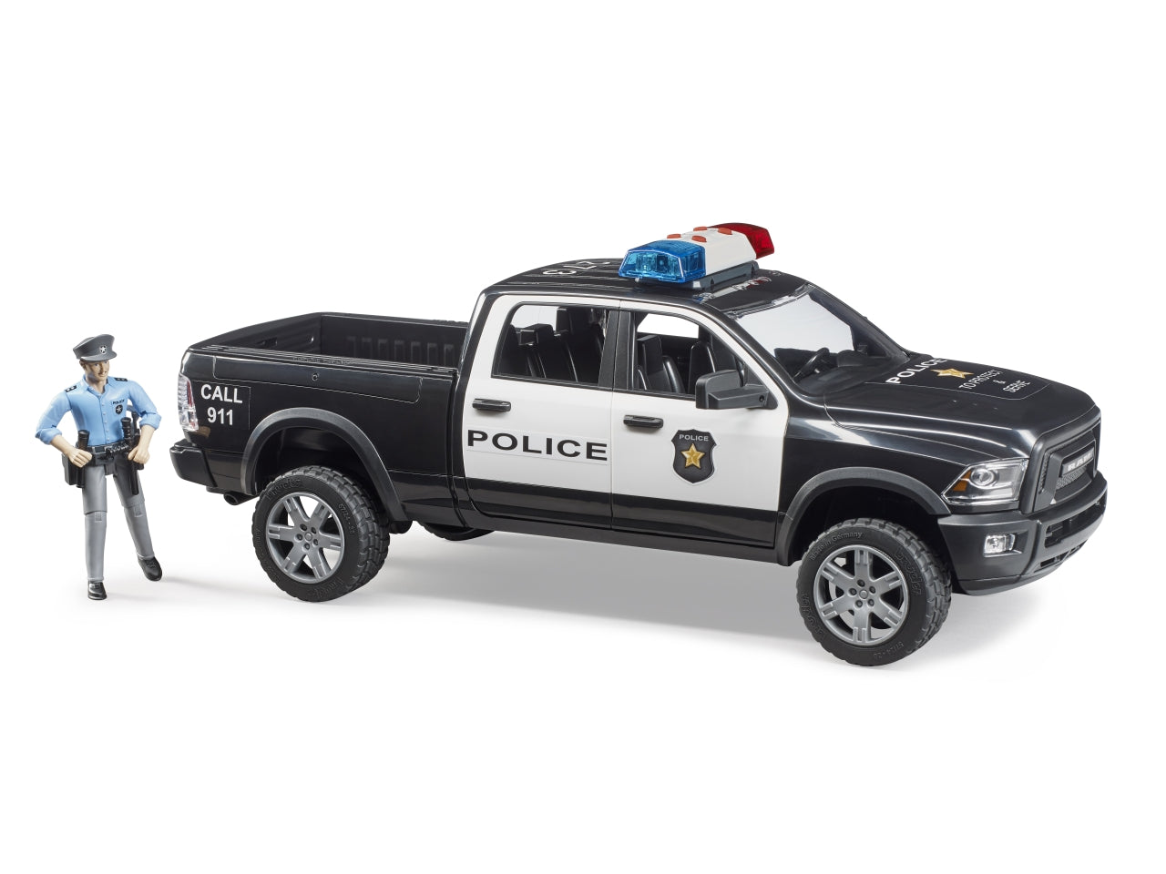 Ram 2500 polizia con poliziotto