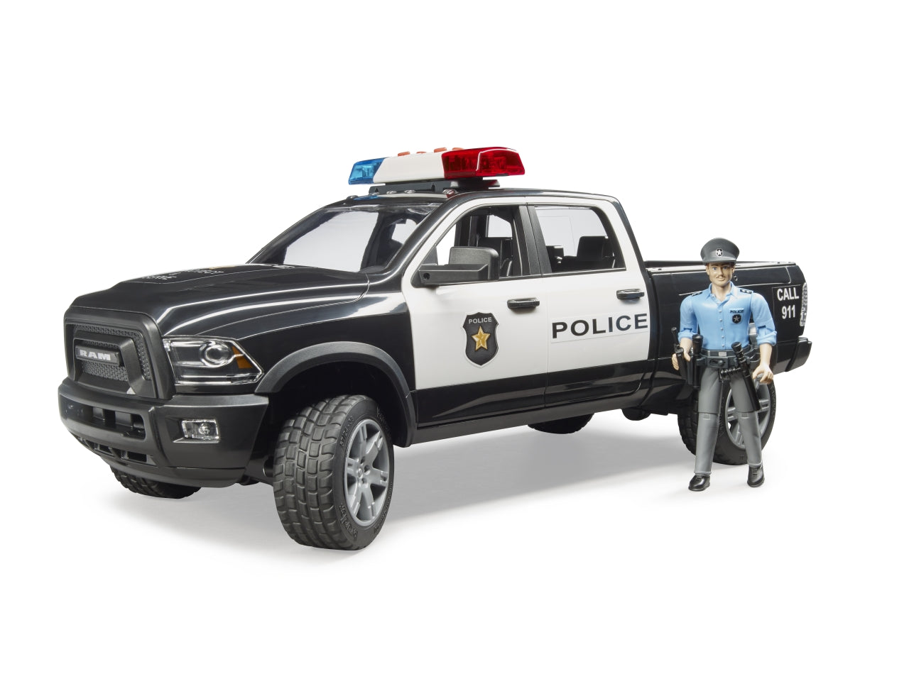 Ram 2500 polizia con poliziotto