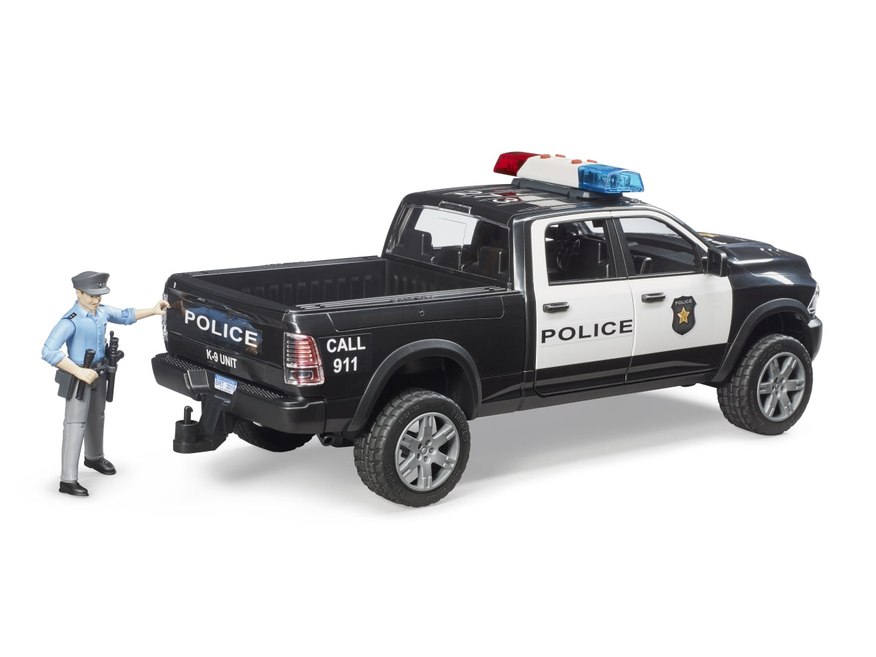 Ram 2500 polizia con poliziotto