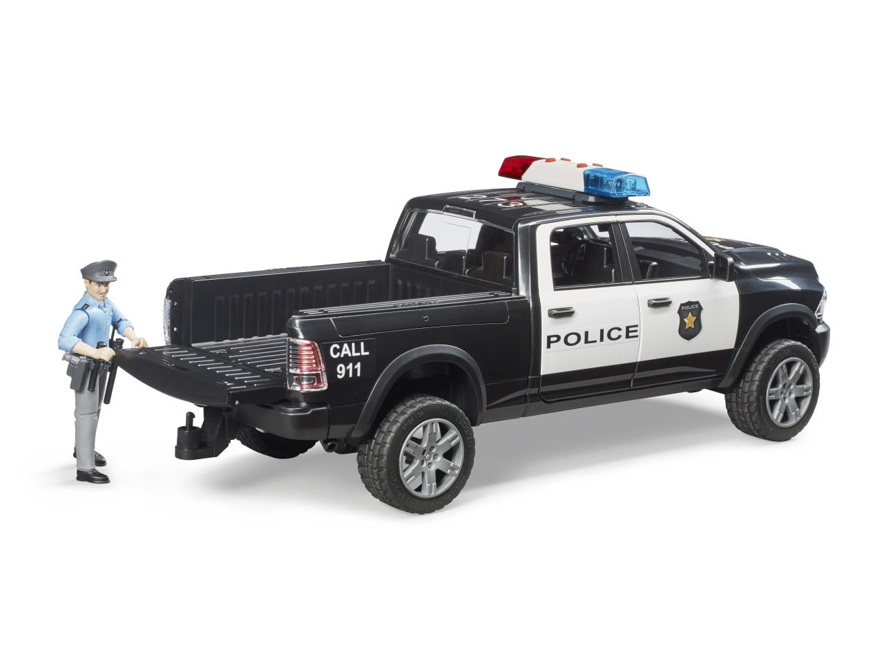 Ram 2500 polizia con poliziotto