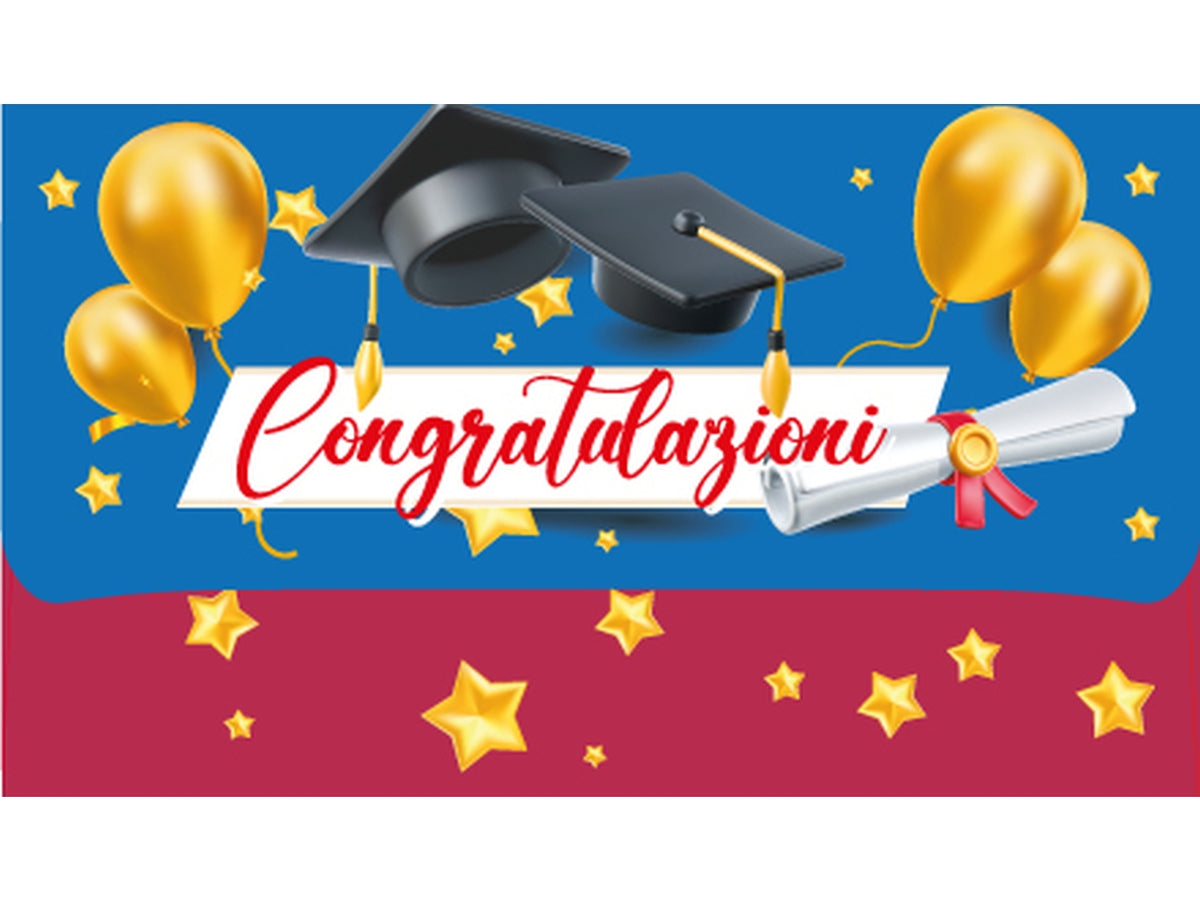 Biglietto portasoldi laurea flashcard 043