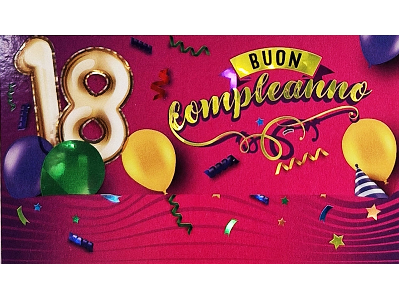 Biglietto portasoldi 18anni flashcard 037