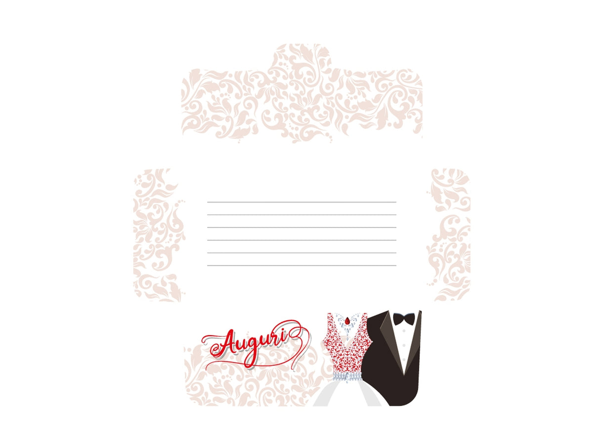 Biglietto portasoldi matrimonio flashcard 001