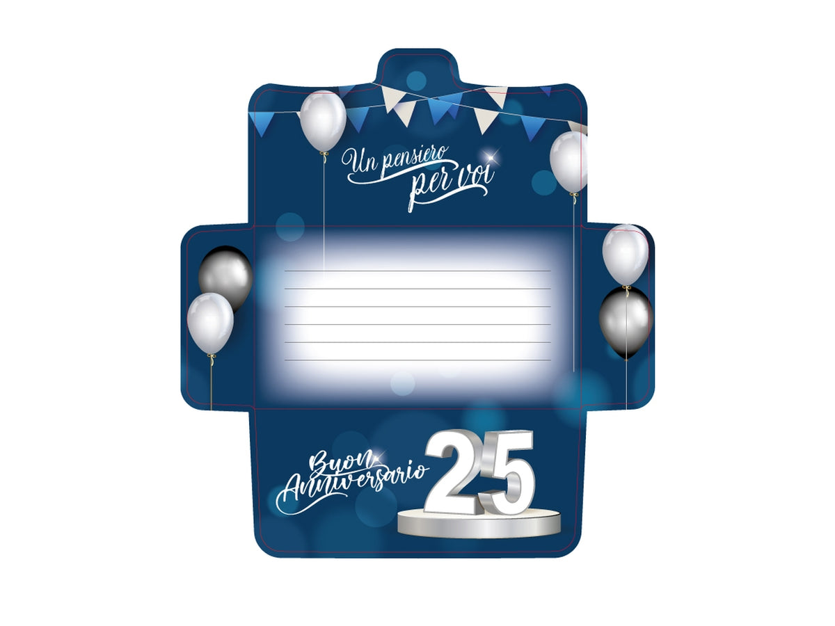Biglietto portasoldi anniversario 25anni 004