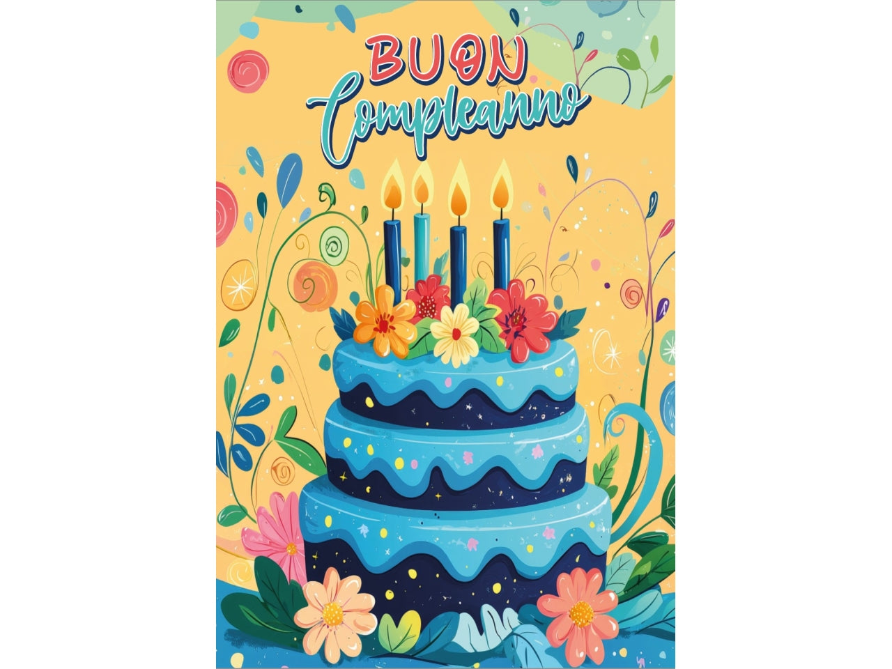 Biglietto auguri flashcard 134