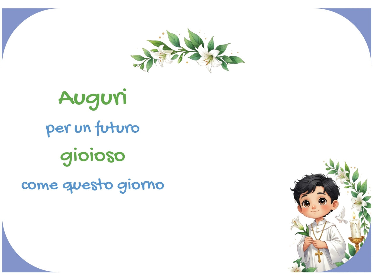 Biglietto auguri flashcard 123