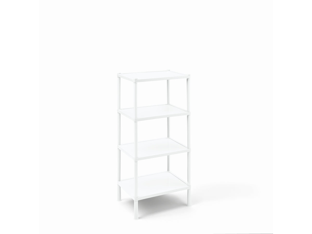 Scaffale in plastica con 4 ripiani 30x40xh.90cm