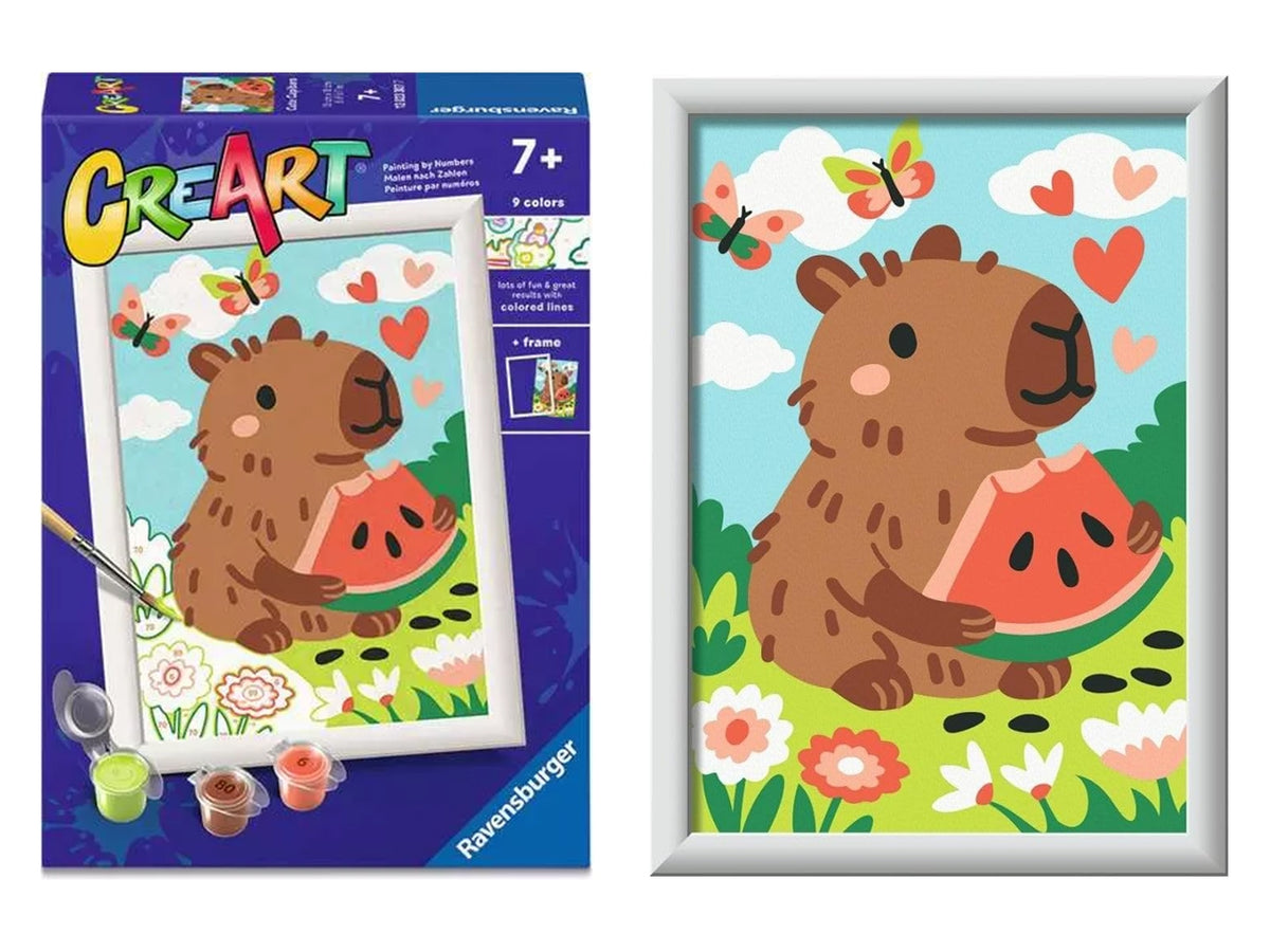 Creartserie e capibara goloso
