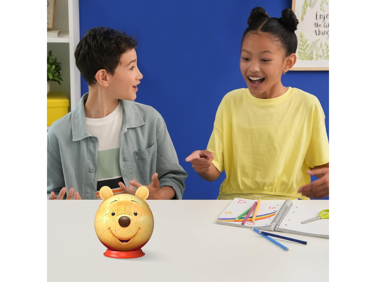 Puzzle 3d puzzleball 72pz winnie pooh con orecchie