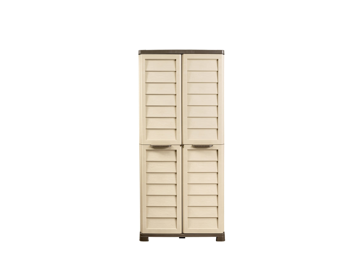 Riponi portascope beige/tortora 76x46x168h