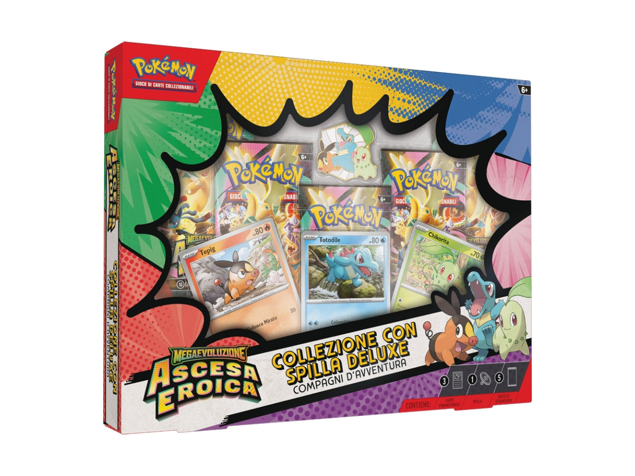 Pokemon M2.5 Collezione con spilla Deluxe Compagni d'avventura