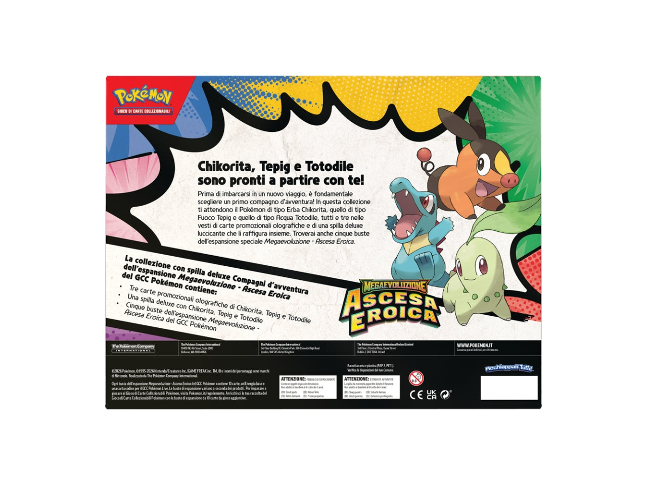 Pokemon M2.5 Collezione con spilla Deluxe Compagni d'avventura