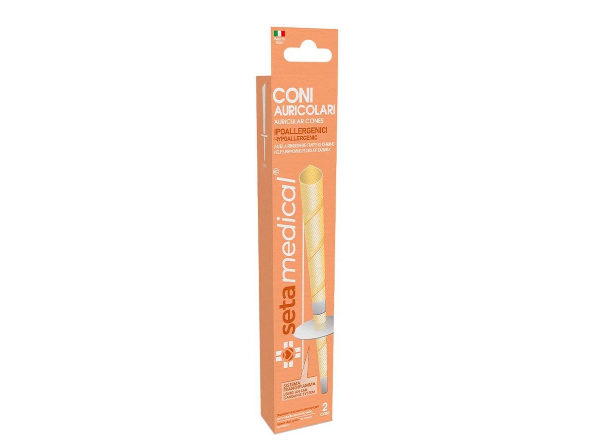 Coni auricolari pulizia orecchio set da 2 coni