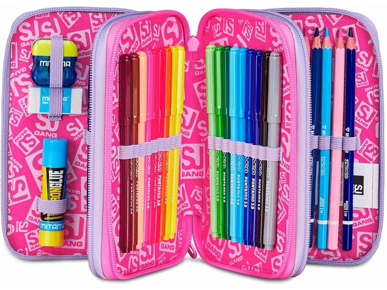 Astuccio 3 zip sj gang