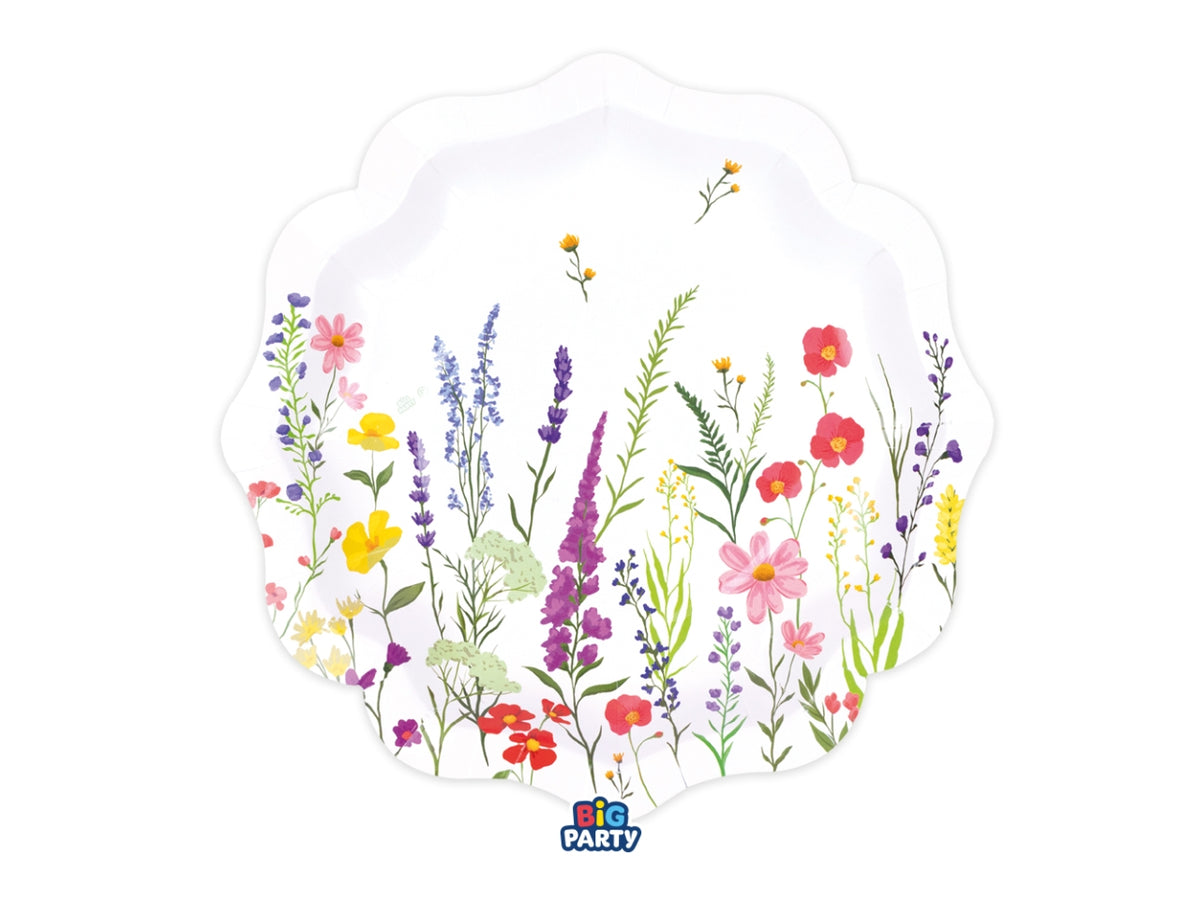 Piatti 25cm Fiori di Campo set da 6 piatti