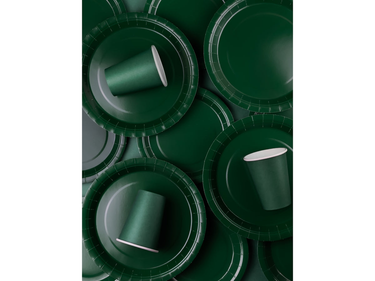 Piatti Ecolor 24cm Verde Foresta set da 25 piatti
