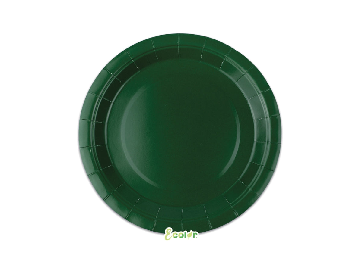 Piatti Ecolor 24cm Verde Foresta set da 25 piatti