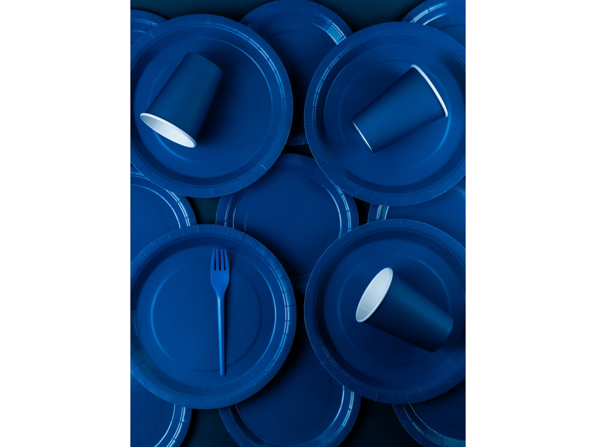 Piatti Ecolor 24cm Blu Notte set da 25 piatti