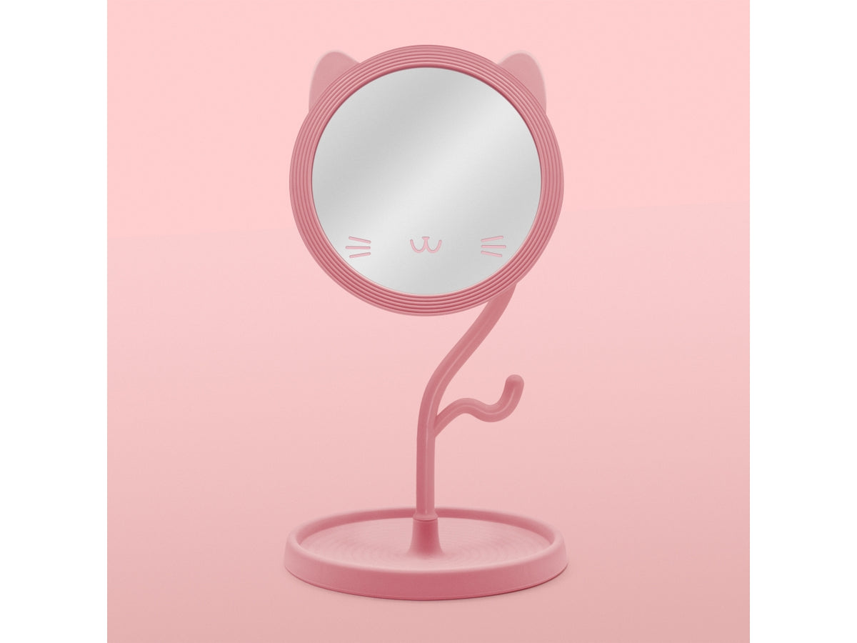 Specchio per il trucco forma gatto $