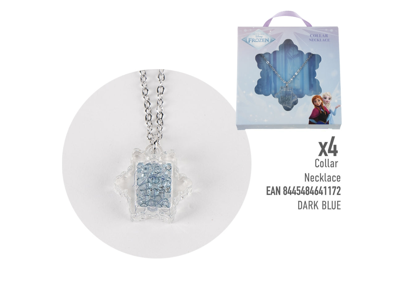 Frozen collana blue scuro