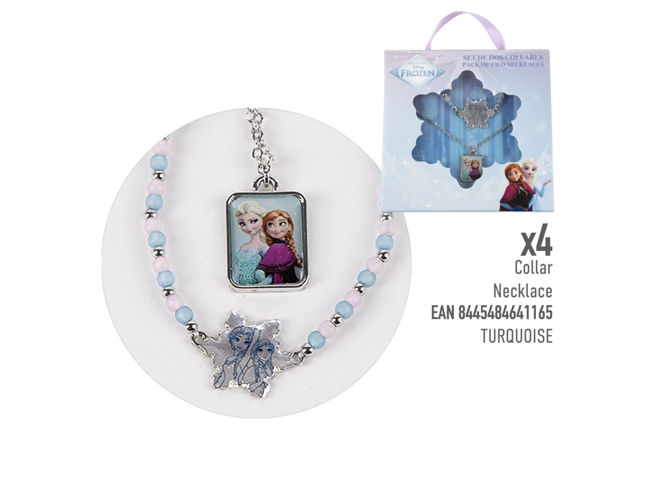 Frozen collana turchese