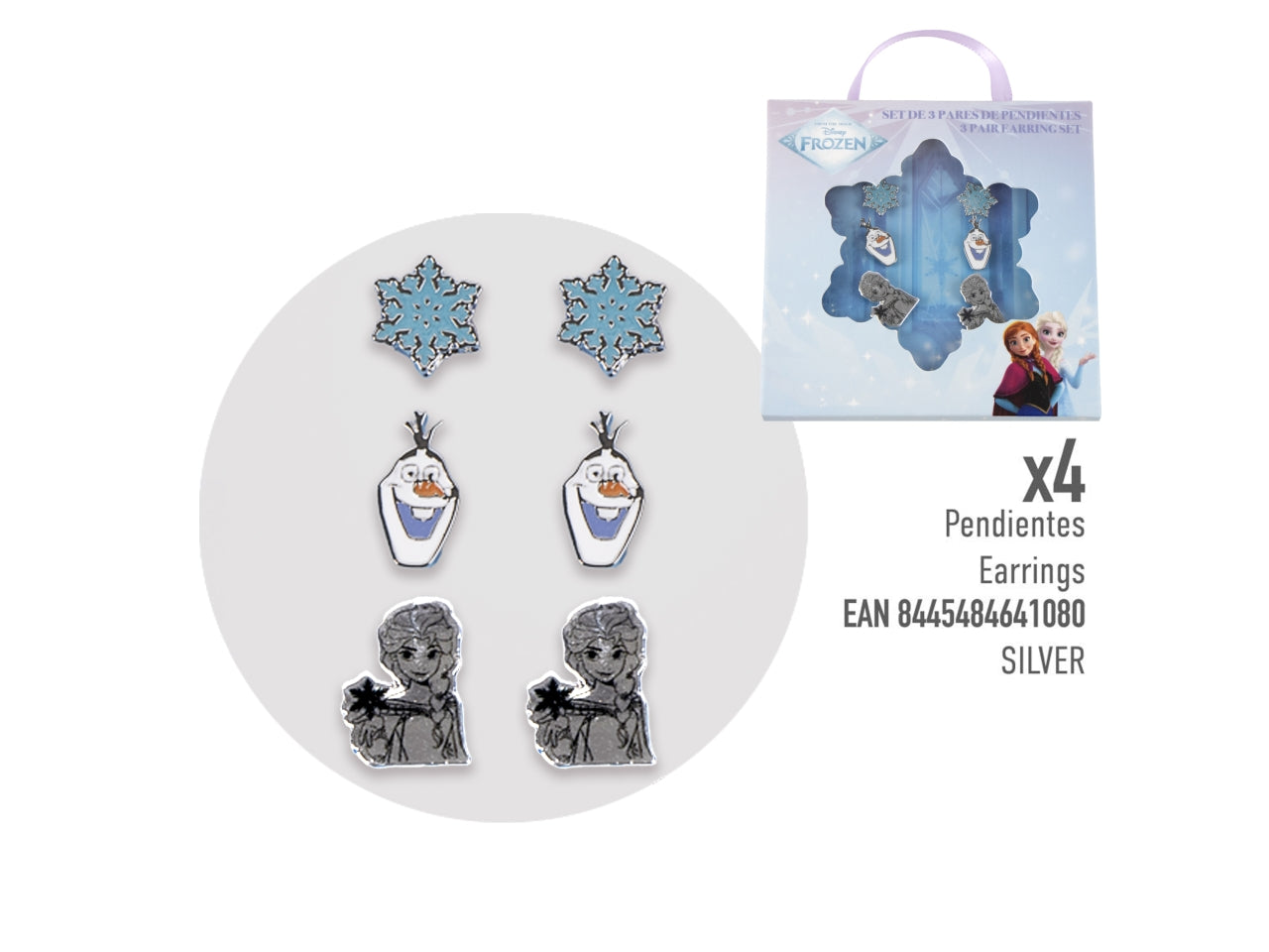Frozen orecchini argento