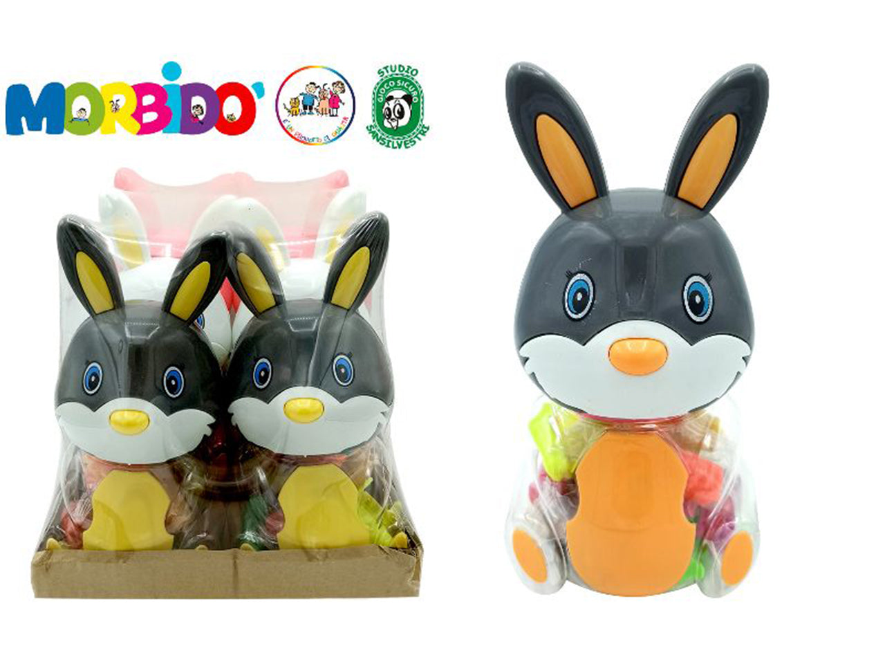 Plastilina coniglio 20cm 16pz