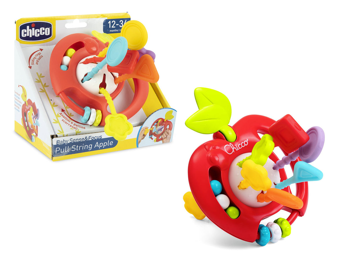 Chicco gioco pull string mela