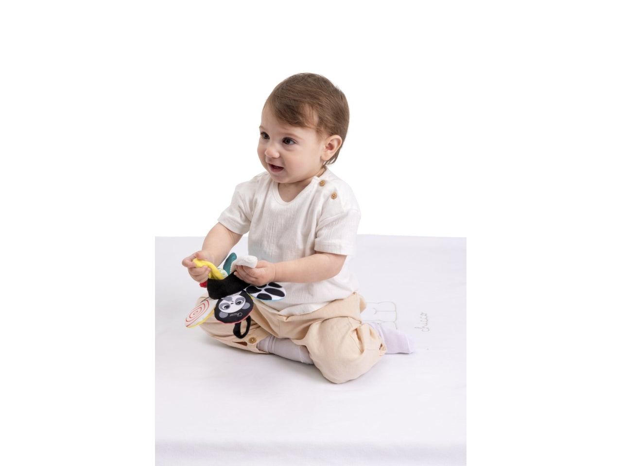 Chicco gioco fiore bianco e nero