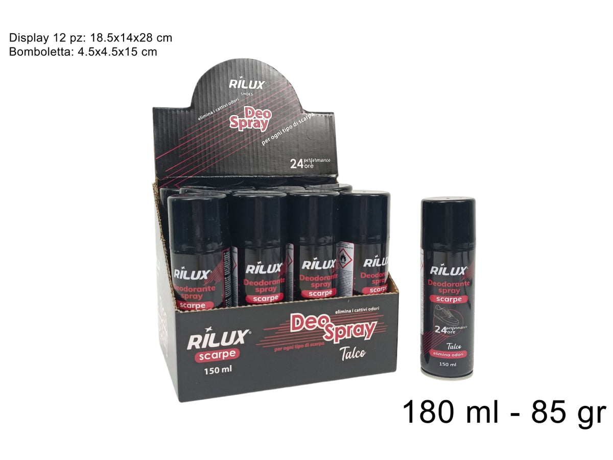 Deodorante per scarpe 150ml al talco