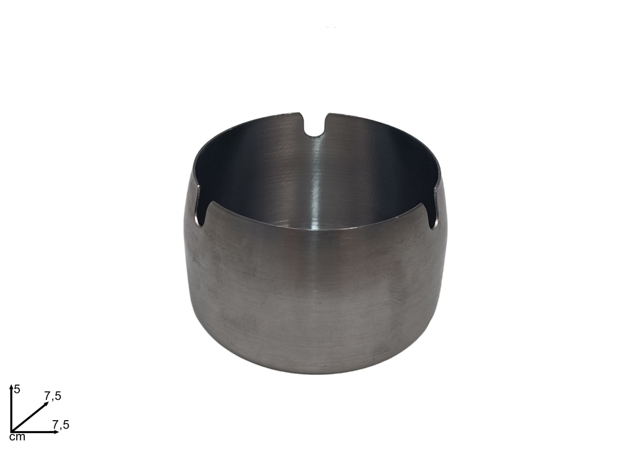 Posacenere metallo 7,5x4cm