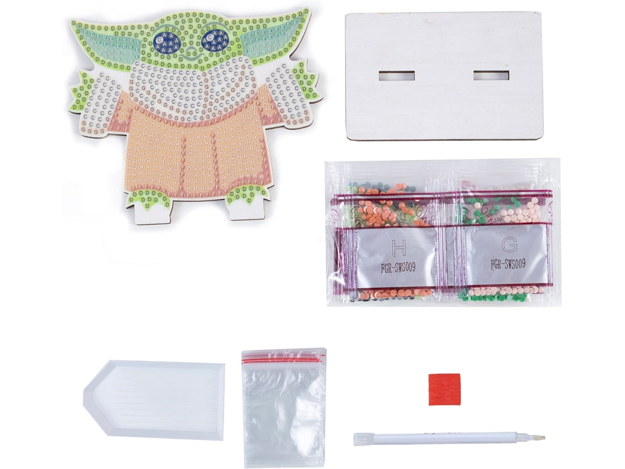 Grogu crystal art buddy
