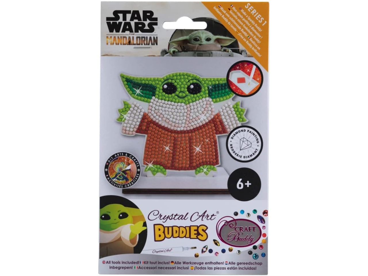 Grogu crystal art buddy