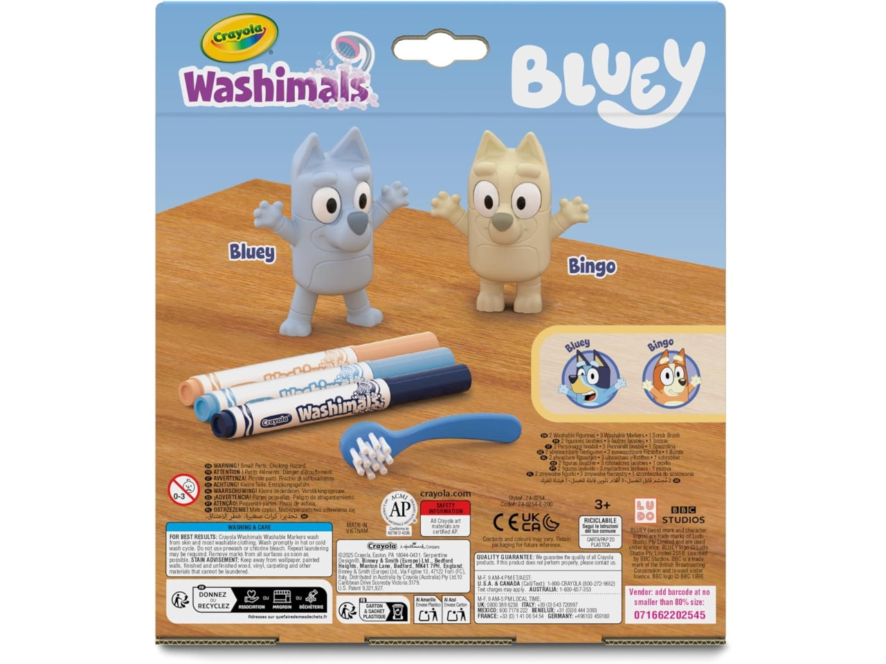 Washimals pets set 2 cuccioli bluey