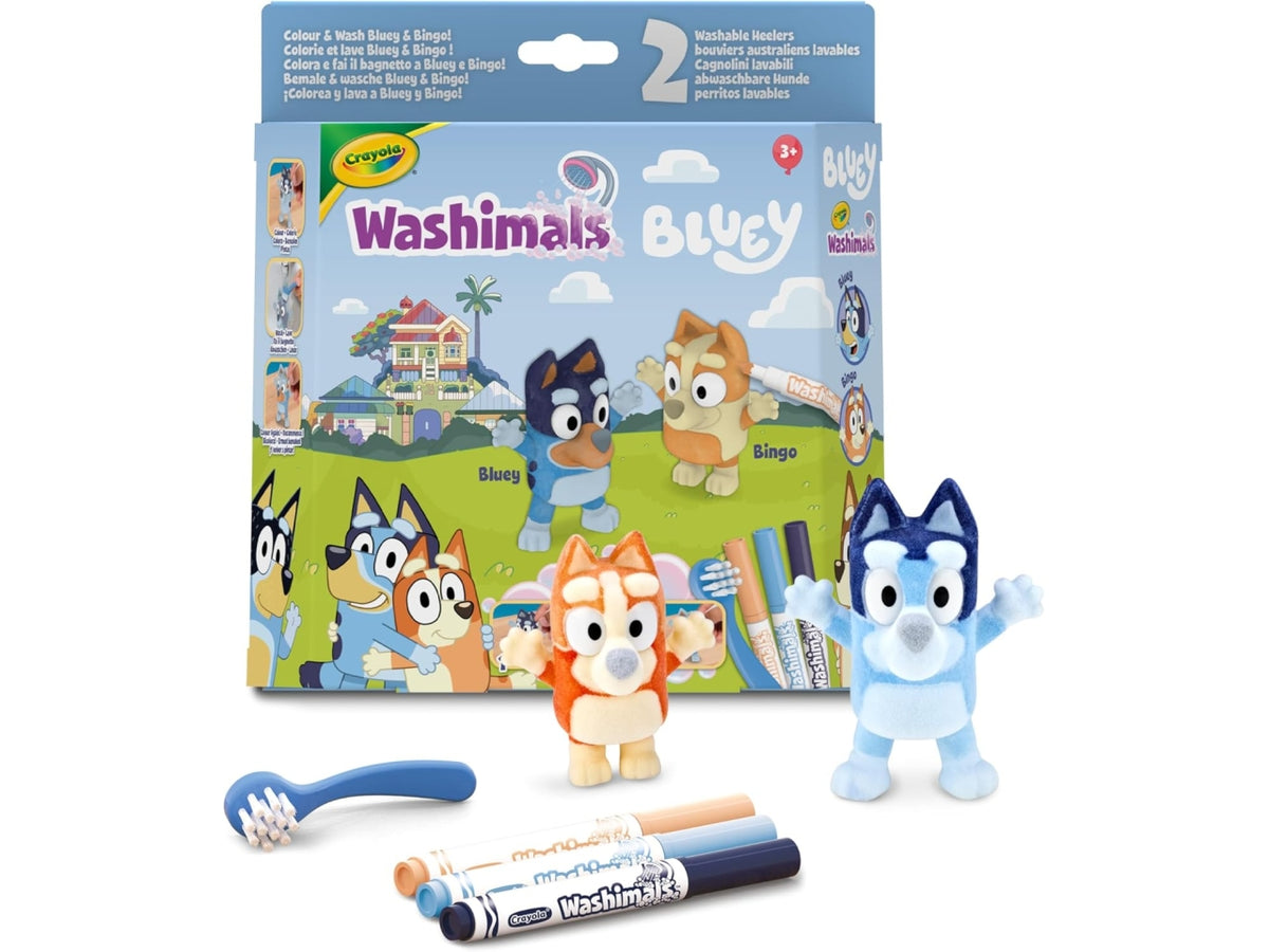 Washimals pets set 2 cuccioli bluey