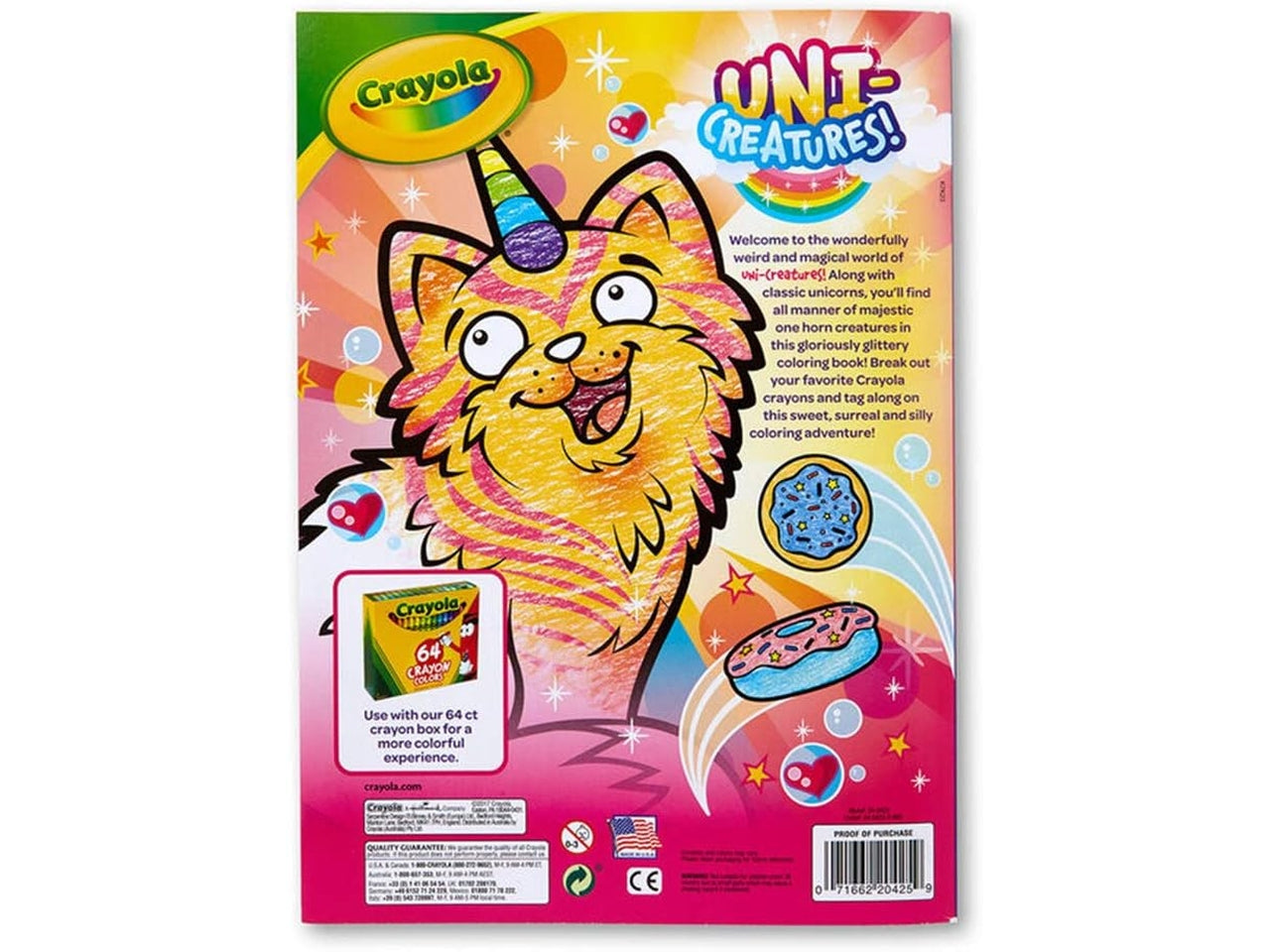 Album da colorare unicreatures 64 pagine