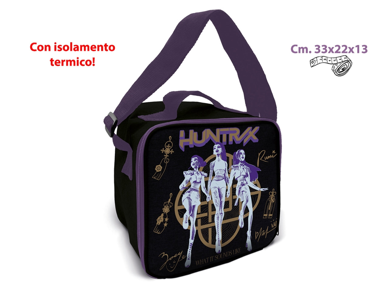 K-Pop borsa termica 33x22x13cm con tracolla