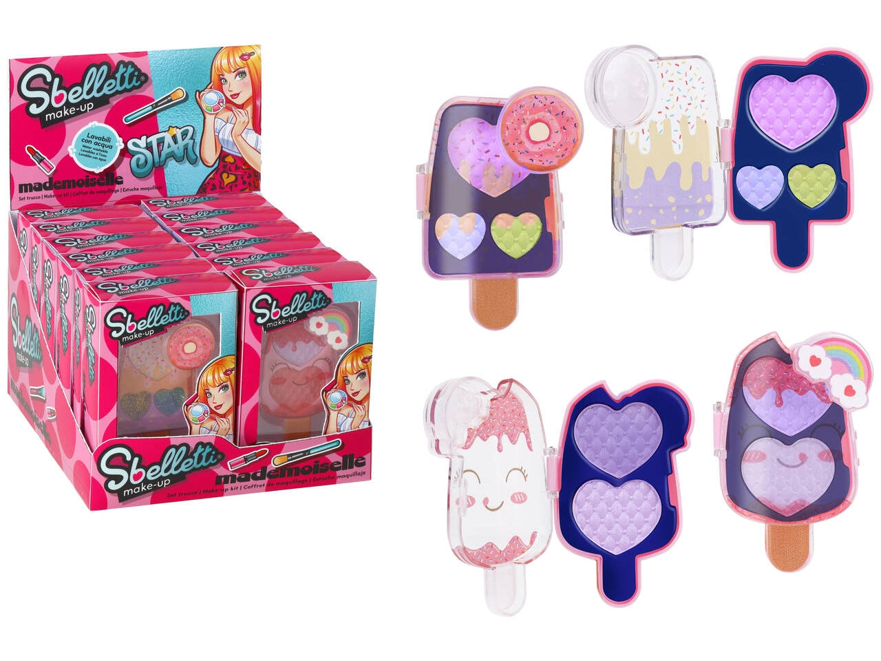 Sbelletti mini cofanetto gelato 16 pezzi 2modelli assortiti
