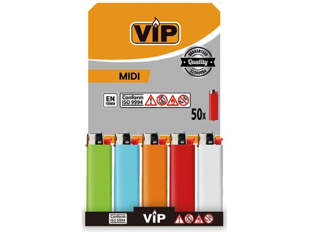 Accendino vip medio set da 50 accendini