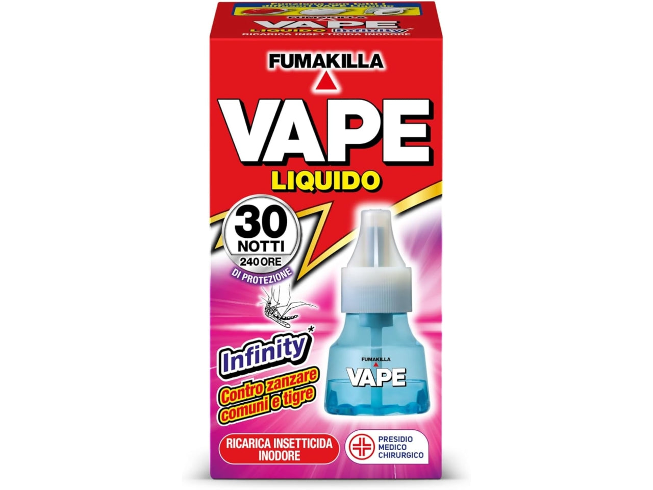 Vape ricarica liquida Infinity 30 nottida 15ml