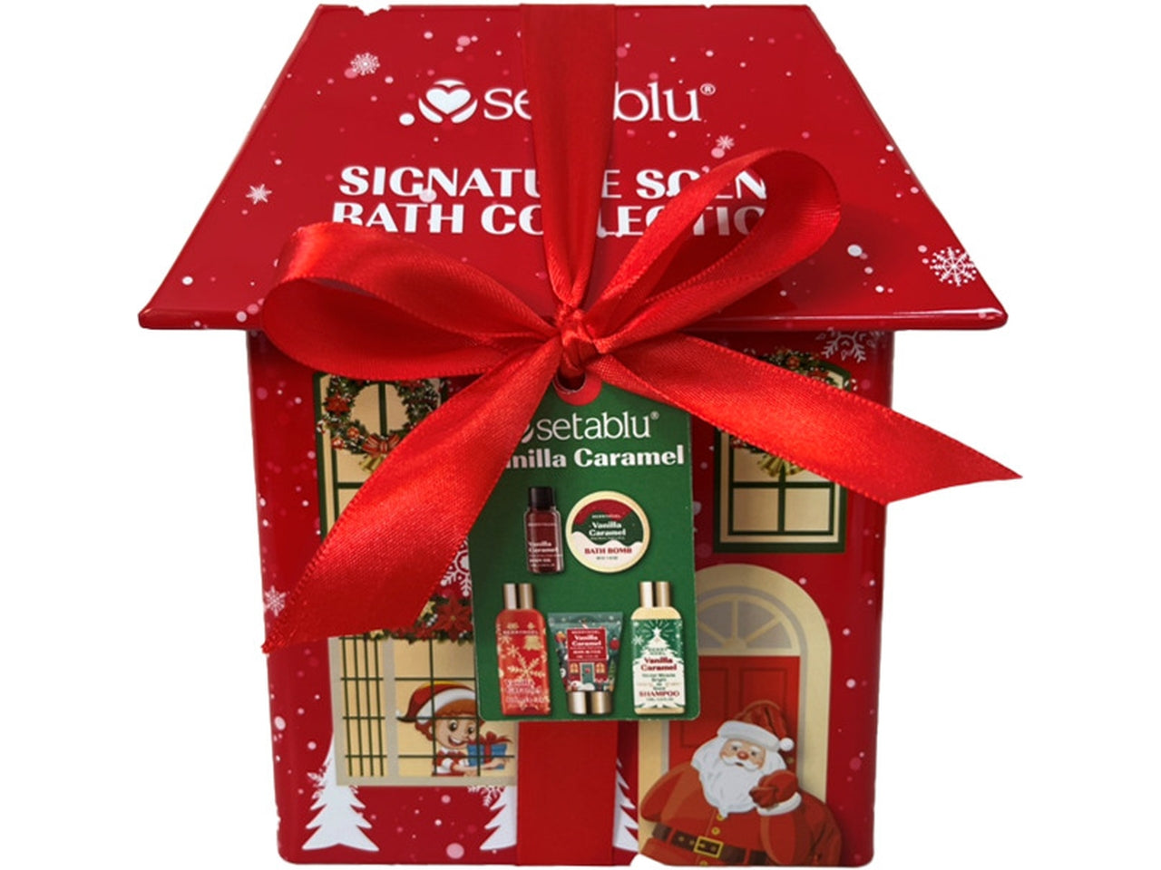 Set regalo in casetta di latta 5 pezzi