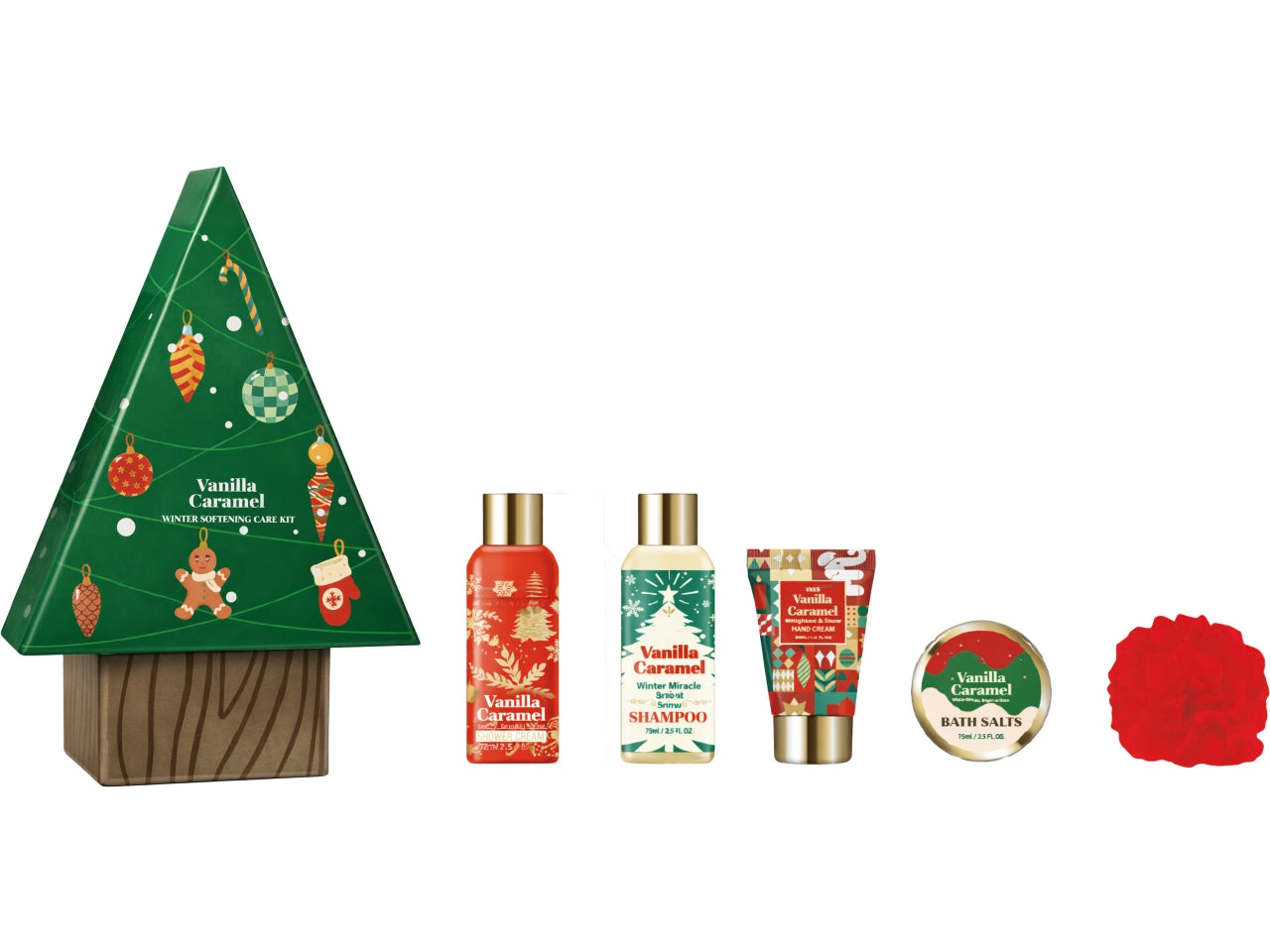Set regalo albero di natale 5 pezzi