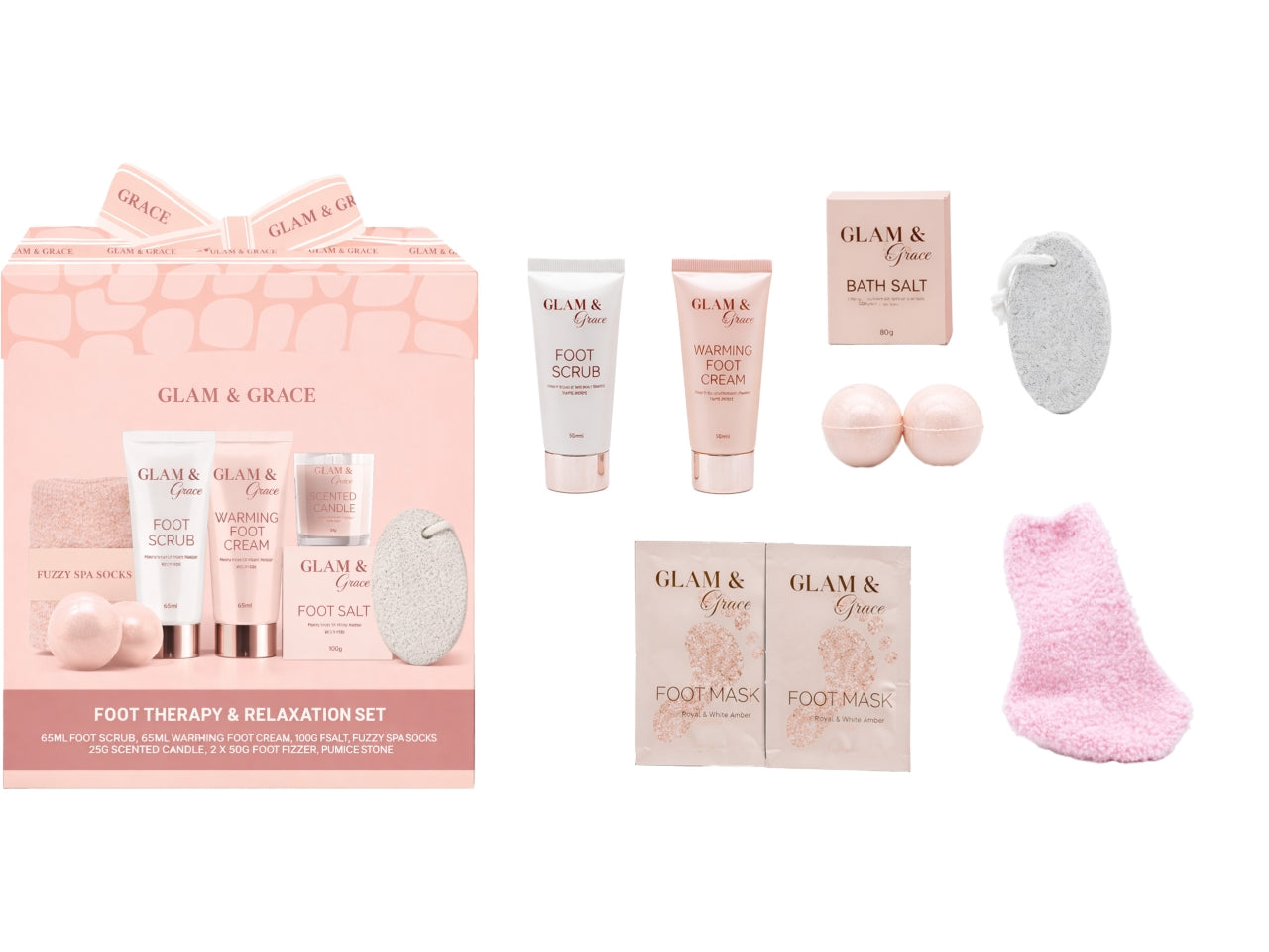 Set regalo 7pz cura piedi 7 pezzi