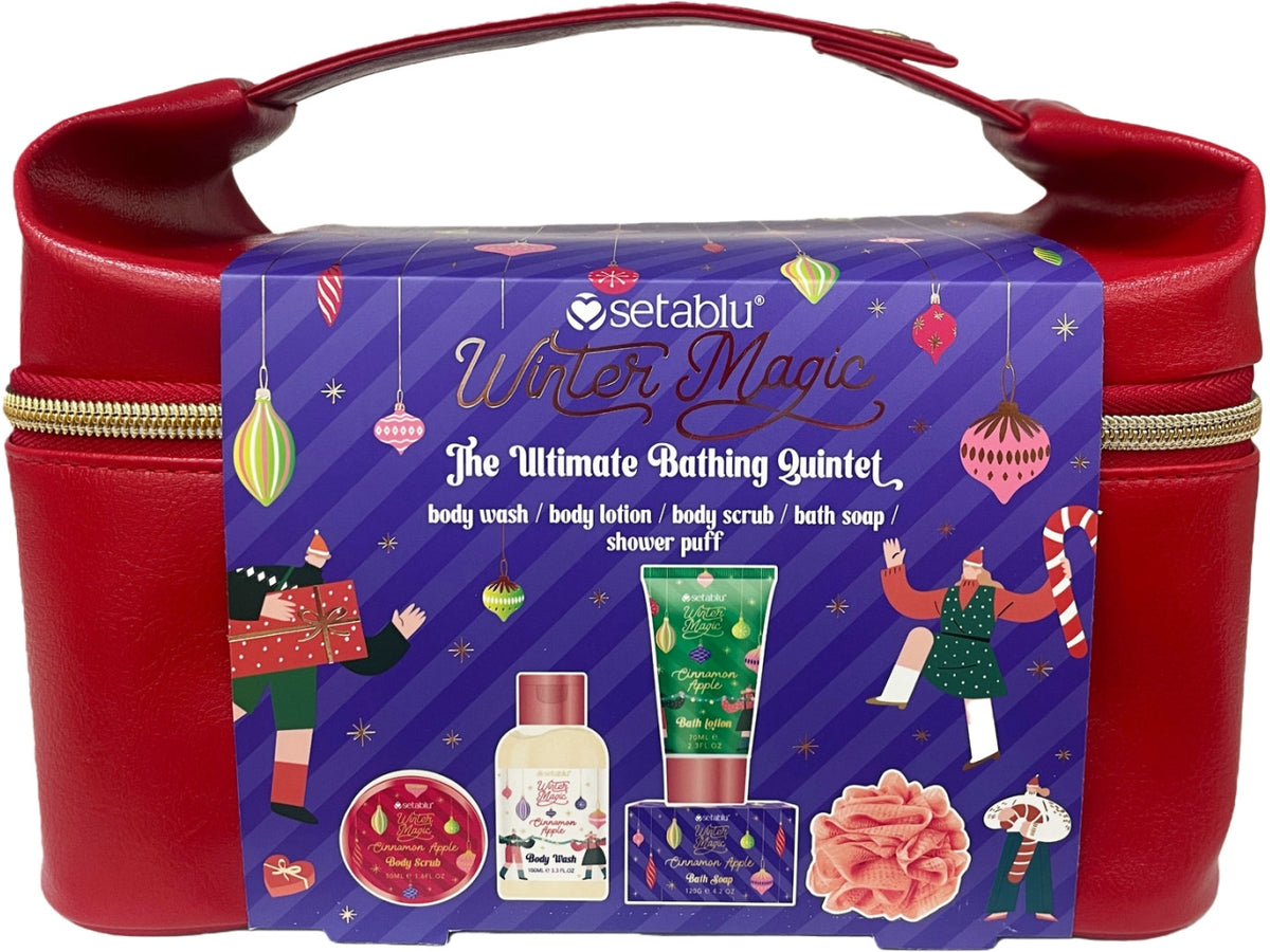 Set regalo con beauty case 5 pezzi
