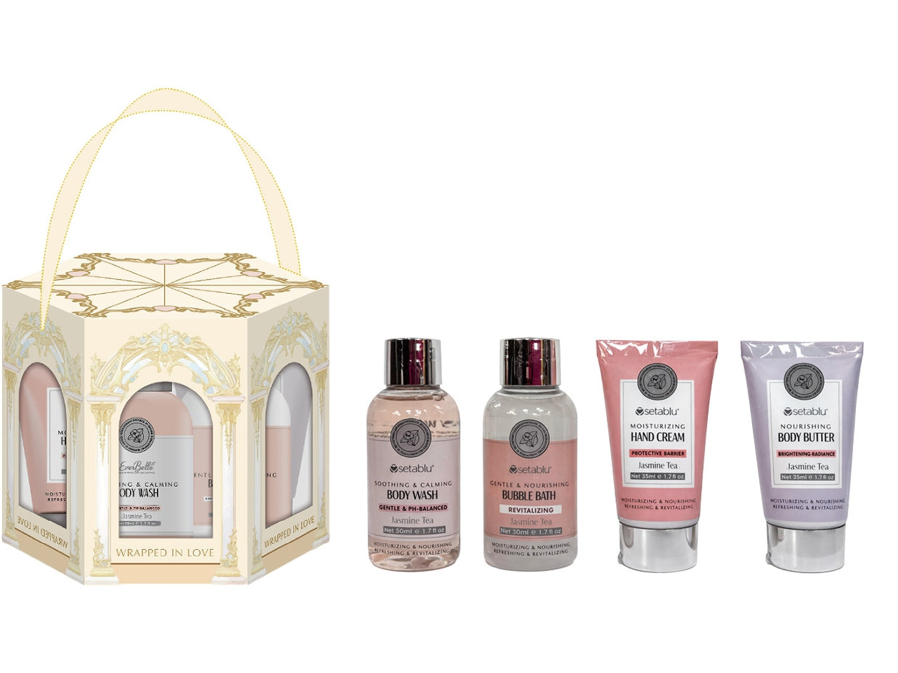 Set regalo 2 creme body wash 4 pezzi