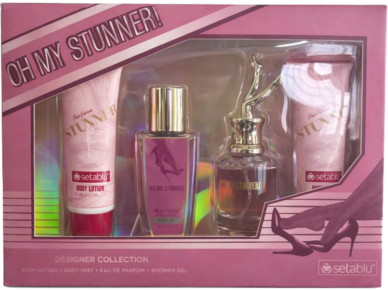 Set profumo crema donna 4 pezzi