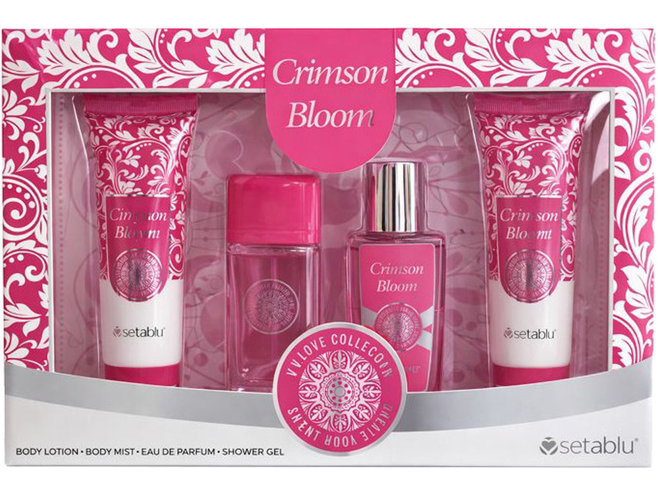 Set profumo crema donna 4 pezzi